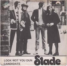 Tumnagel för auktion "Slade - Look Wot You Dun - Norsk press - Rare!"