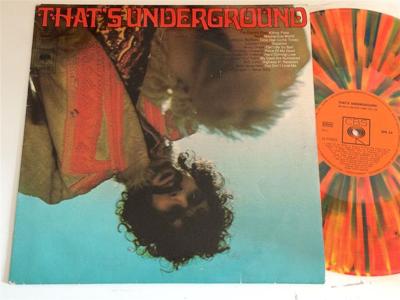 Tumnagel för auktion "V/A that’s underground LP -68 Ger. CBS SPR 23 multicolor vinyl"