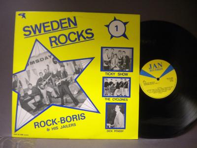 Tumnagel för auktion "SWEDEN ROCKS - 1 - V/A - ROCK-BORIS & HIS-JAILERS"