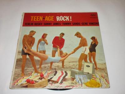Tumnagel för auktion "TEEN-AGE ROCK! - V/A LP  F.HUSKY/S.JAMES/G.VINCENT"