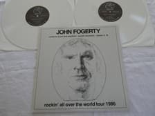 Tumnagel för auktion "John Fogerty Rockin' All Over The World Tour 1986 Real Rock 001"