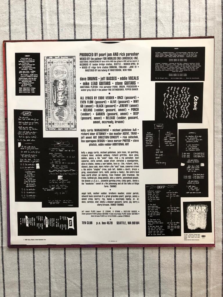PEARL JAM TEN LP - Vinylkoll