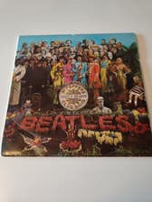 Tumnagel för auktion "LP The Beatles - SGT Peppers lonely hearts club band(Vinyl) Säljs i bef skick"