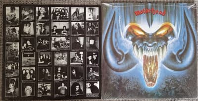 Tumnagel för auktion "Motörhead, Rock 'n' roll. Vinyl"