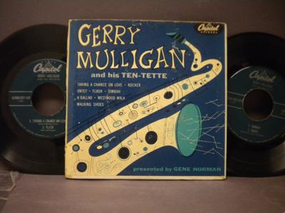 Tumnagel för auktion "GERRY MULLIGAN - TAKING A CHANCE ON LOVE - EP - 2 X 7" VINYL"