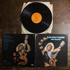 Tumnagel för auktion "MICK RONSON - Play Dont Worry 1974. UK Press! FOC. DAVID BOWIE. Prog-rock. LP"