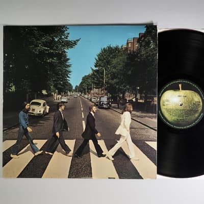 Tumnagel för auktion "THE BEATLES Abbey Road LP -69 UK Apple Records PCS 7088"
