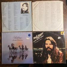 Tumnagel för auktion "BOB SEGER - Stranger In Town & Against The Wind. Prog-rock LP"