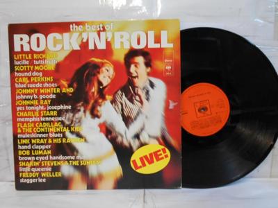 Tumnagel för auktion "BEST OF ROCK 'N' ROLL - LIVE! - V/A"