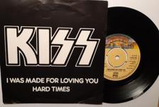 Tumnagel för auktion "Kiss - I Was Made For Loving You - UK press 1979"