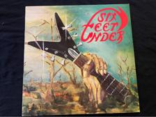 Tumnagel för auktion "Six Feet Under - Six feet Under - Vinyl Album - Europa Film Records Sverige 1983"