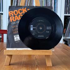 Tumnagel för auktion "Rock Ragge the original G men love bug Beat 60tal Rock n Roll 7” vinyl lp"