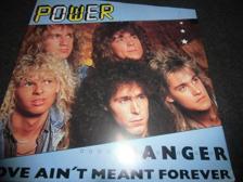 Tumnagel för auktion "Power - Danger - 7" - 1987"