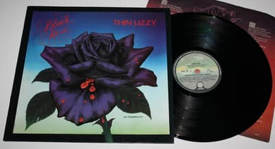 Tumnagel för auktion "THIN LIZZY – BLACK ROSE ( A ROCK LEGEND ) - 1979"