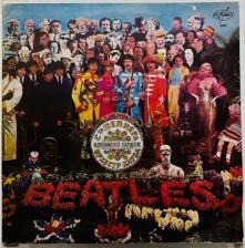 Tumnagel för auktion "THE BEATLES Sgt. Pepper´s Lonely Hearts Band / Revolver Rysk Utgåva 2-LP RARE"