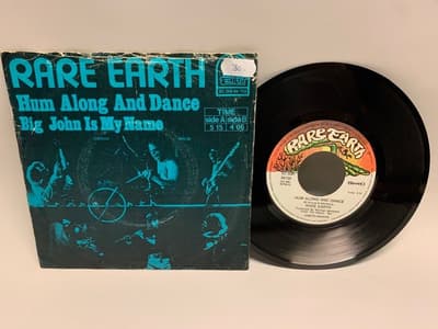 Tumnagel för auktion "7" Rare Earth - Hum Along And Dance Holl Orig-73 !!!!!"