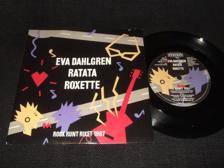 Tumnagel för auktion "45 - EVA DAHLGREN, RATATA & ROXETTE. Rock runt riket 1987. 1987"