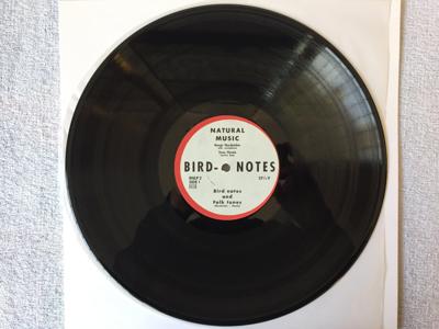 Tumnagel för auktion "BENGT NORDSTRÖM Natural Music/Spontaneous Creation 12" BIRD NOTES  mega rare!!!"