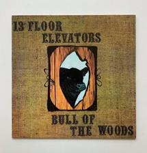 Tumnagel för auktion "13 FLOOR ELEVATORS "Bull of the woods" - 60's Psych rock Red vinyl LP"