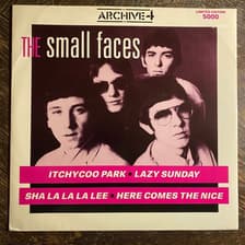 Tumnagel för auktion "SMALL FACES - Archive 4 UK Press! Prog-Rock. GARAGE. 12"