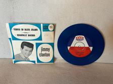 Tumnagel för auktion "Jimmy Clanton – Venus In Blue Jeans RARE SWEDEN 1962 ROCK & ROLL BLÅ VINYL"