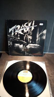 Tumnagel för auktion ""LP" TRASH - Burnin' Rock - 1985 - Atlantic Germany 781 249-1"