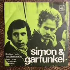 Tumnagel för auktion "SIMON & GARFUNKEL - Bridge Over Troubled Water 1970. Folk. Prog-rock. PS-7"