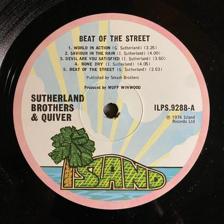 Tumnagel för auktion "SUTHERLAND BROTHERS & QUIVER - Beat Of The… 1974. UK Press! FOC. Prog-Rock. LP"