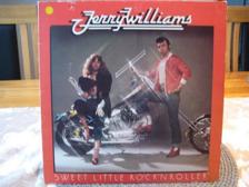 Tumnagel för auktion "LP: JERRY WILLIAMS: " SWEET LITTLE ROCK & ROLLER " Fr.1974."