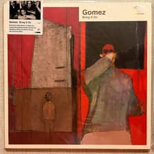 Tumnagel för auktion "GOMEZ - BRING IT ON. LTD FÄRGAD VINYL 2-LP EU -18 RE (-98). INDIE-ROCK INPLASTAD"