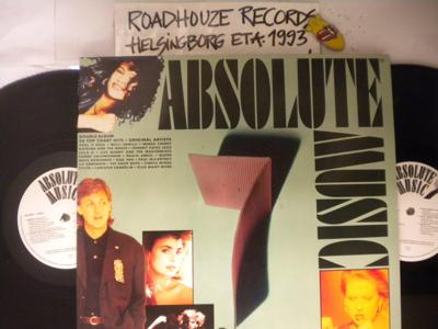 Tumnagel för auktion "ABSOLUTE MUSIC - 7 - V/A - 2 -LP"