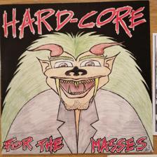 Tumnagel för auktion "Hardcore for the masses v/a LP"