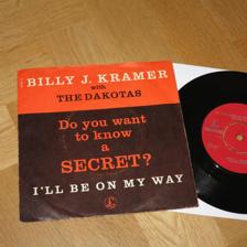 Tumnagel för auktion "Billy J Kramer / Dakotas  - Do you want to know a secret  RARE 1:a Press Fint !"