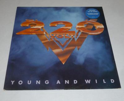 Tumnagel för auktion "220 Volt Young and wild "