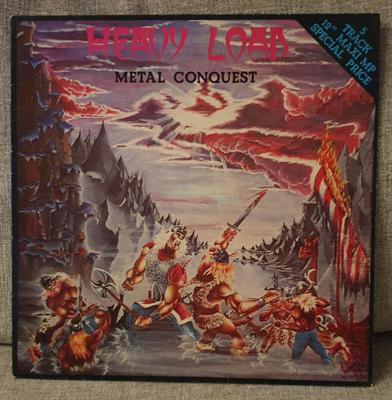 Tumnagel för auktion "Heavy Load - Metal Conquest, 1981 (TMP 811) Komplett med poster/texthäfte, Rare!"