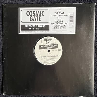 Tumnagel för auktion "Cosmic Gate - Wave / Raging (The Remixes) Capitol 12" Trance Ger 2002/ Flutlicht"