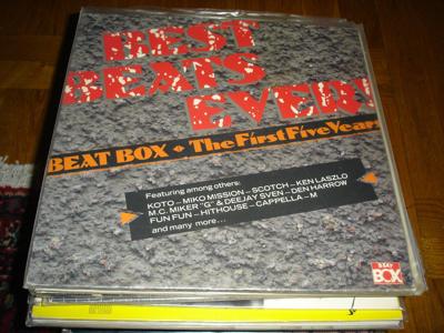 Tumnagel för auktion "Lp" -V/A Best Beats Ever- Beat Box - Dubbel Lp"