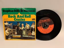 Tumnagel för auktion "7" Stephen Stills & Manassas - Rock And Roll Crazie Ger Orig-72 !!!!!"