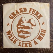 Tumnagel för auktion "GRAND FUNK - Walk Like A Man 1973. US Press! Prog-rock PS-7"