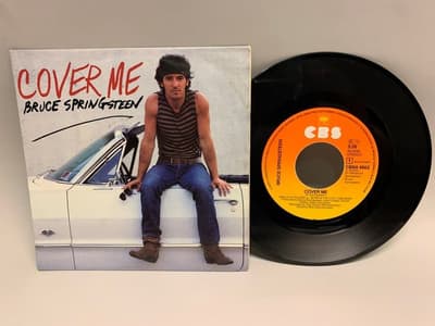 Tumnagel för auktion "7" Bruce Springsteen - Cover Me Holl Orig-84 !!!!!"