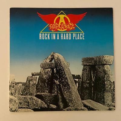 Tumnagel för auktion "Aerosmith - Rocks LP | Originalpress"