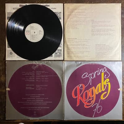 Tumnagel för auktion "ROYALS - Spring 76 1976. FINSK LOVE PRESS! Prog-rock. Reggae. Funk. Soul. Blues"