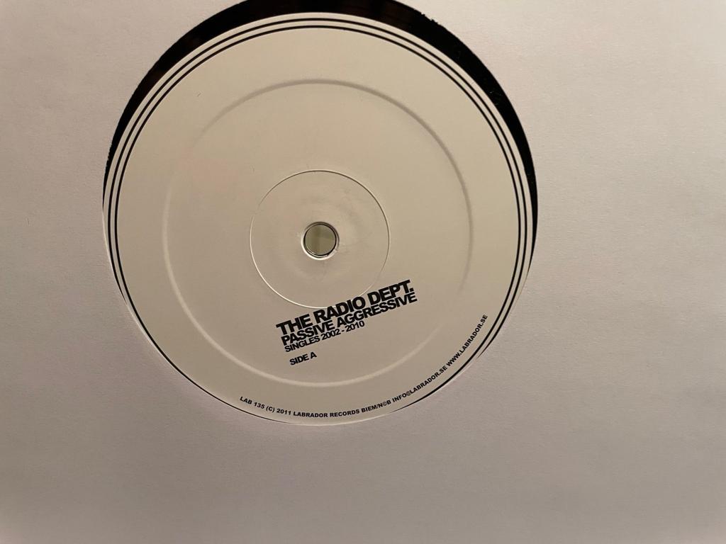 Radio dept passive aggressive vinyl Vinylkoll