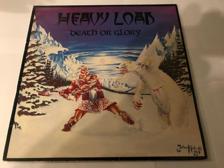 Tumnagel för auktion "Heavy Load - Death Or Glory, Svensk press inkl. röd singel och Poster"