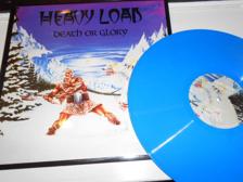 Tumnagel för auktion "LP HEAVY LOAD Death or Glory BLÅ VINYL"