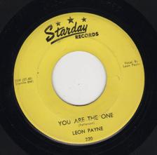 Tumnagel för auktion "LEON PAYNE "YOU ARE THE ONE"  STARDAY 220 P.1956 USA PRESS"