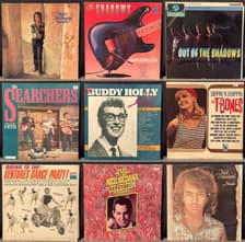 Tumnagel för auktion "9 LP Rock Pop VENTURES T-BONES BUDDY HOLLY NEIL SEDAKA DIAMOND SEARCHERS SHADOWS"