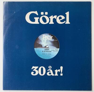 Tumnagel för auktion "ABBA -  Görel 30 år!  MAXI  Blå Vinyl"