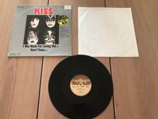 Tumnagel för auktion "Kiss - I Was Made For Loving You ty-press fint ex"