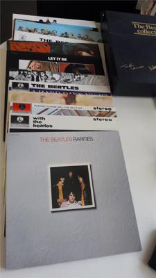Tumnagel för auktion "The Beatles Collection, LP-skivor, 12 st "
